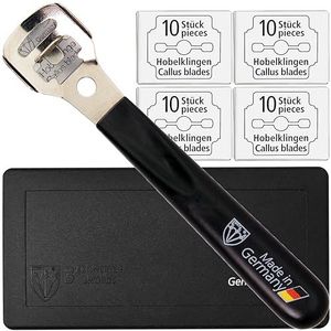 Drei Schwerter - Eeltschaaf - Rood - Merkkwaliteit uit Duitsland met 10 Vervangende Mesjes