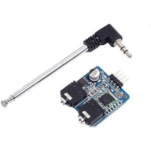 ICQUANZX TEA5767 stereo FM-radiomodule met telescopische antenne 76-108 MHz voor Arduino