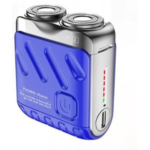 - Mild en niet-irriterend voor de poriën Draagbare en ergonomische elektrische scheerapparaat for mannen - oplaadbaar, miniformaat en wasbaar - ideaal cadeau for vriendjes - Kan als cadeau gegeven wor