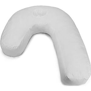 HonFitat U-vorm PP katoen wit kussen kant slaper hoofdsteun reizen anti-snurk kussen