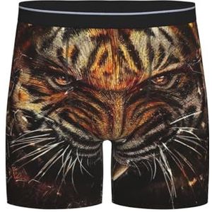 GRatka Boxer slips, heren onderbroek Boxer Shorts been Boxer Slips grappig nieuwigheid ondergoed, tijger bedrukt, zoals afgebeeld, M