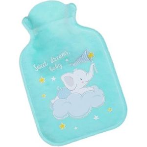 Warmwaterkruik Warmwaterzak Handwarmer Warmte Warm Cartoon Warmwaterkruik Watervulling Koudbestendig Kleine Zachte Herbruikbare Heetwaterzak (D)
