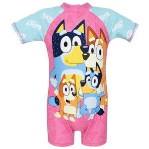 Bluey Zwempak | Eendelig Meisjeszwempak | Kinderzwemkostuums | Roze 98
