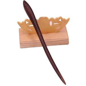 Chinese haarstok sandelhout haarspelden haarstok hout hoofddeksel handgemaakte vrouwen hoofddeksels haaraccessoires haar eetstokje (kleur: 15)