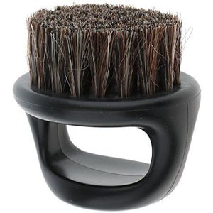 Professionele Salon Kapper Baard Snor Varkenshaar Scheerborstel voor Mannen Zwart