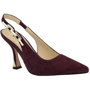 Nine West Veroni damespumps, bordeauxrood suède 600, 37,5 EU