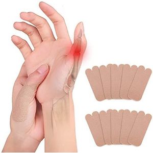 Duimbeschermende tape duimbanden, 10 stuks zelfklevende duimafdekkingsstickers, rekbare atletische tape, elastische duimpijnverlichtende patch voor sport huishoudelijk werk, gewrichtsondersteuning,