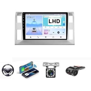 Android 13 Auto Stereo MP5 Player 9'' Screen Autoradio Voor Toyota Previa 3 III XR50 Estima 2006-2012 Car-play Android Auto GPS-navigatie Bluetooth RDS FM AM DAB+ Radio Stuurbediening Voice Control(