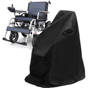 Waterdichte hoes voor rollator, regenbestendige beschermhoes voor elektrische rolstoel, winddicht Oxford-beschermhoes, 115 x 65 x 120 cm