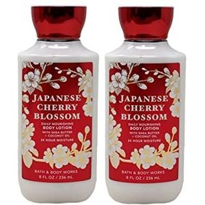Bath and Body Works Japanische Cherry Blossom Super Smooth Body Lotion, 2er-Pack