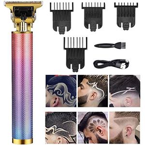 Professionele Tondeuse voor Mannen Vrouwen Draadloze Oplaadbare Tondeuse Metalen Body Cutting Grooming Kit Baard Scheerapparaat Kapperszaak (Kleurrijk)
