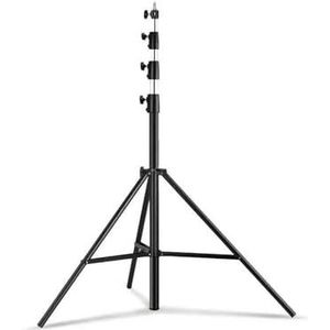 Projectorstandaard, 4M stalen buislichtstandaard met 1/4 en 3/8 gat zware statiefbeugel geschikt for cameraverlichting, LED-verlichting, lamphouder