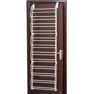 Hangend Schoenenrek 12 Laags voor 36 paar Schoenen - Hangende Schoenenkast voor aan de deur of in kast - Organizer voor schoenen opbergen - Schoenenrek / Schoenenkast Opbergsysteem - Metaal - Schoenenrek - Kleur Wit - Decopatent