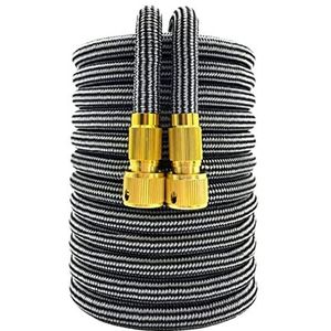 Tuinslang Uitbreidbare tuinslang Hogedruk autowasslang met metalen spuitpistoolset Buitenbewatering Irrigatiegereedschap Tuinslang Voor tuinieren, terras, autowassen (Color : Hose 01, Size : 1/2''_1