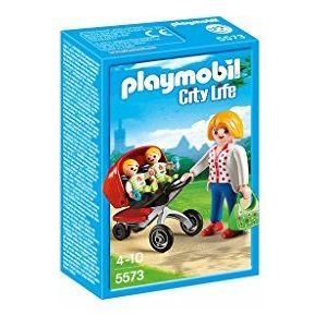 PLAYMOBIL City Life Tweeling kinderwagen - 5573