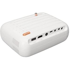 Draagbare Projector, Dubbele Hifi-stereoluidsprekers Miniprojector voor Buiten (EU-stekker)