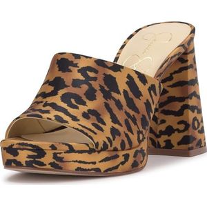 Jessica Simpson Kameena Plateausandalen voor dames, Natuurlijke tijgerprint, 36 EU