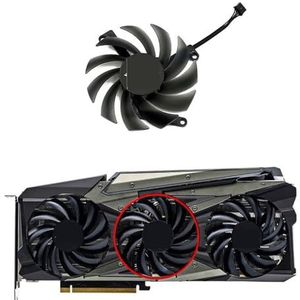 85MM 4PIN CF-12915S RTX3060 RTX3070 GPU-ventilator voor INNO3D voor Geforce RTX 3060 3060TI 3070 TI Ichill X3 grafische koelerventilator(B Fan)