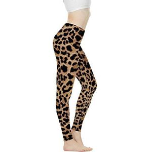 Biyejit Vrouwen Yoga Broek Hoge Taille Leggings Voor Dames Workout Leggings voor Vrouw, Luipaard Print, S