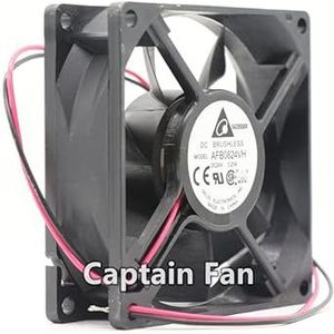AFB0824VH Delta Fan 24V Ventilator DC 0.21A 80 * 80 * 25MM Axiale Koelventilator 8025 Ventilator