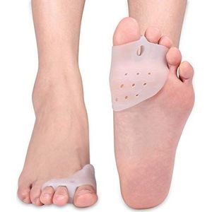 Hallux valgus teenspreider, hallux valgus correctie gemaakt van siliconen, gel teenscheider voor hamerpunt met voorvoetpad, teenspreider orthese bunion plaat orthopedische beugels