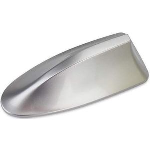 GPRTKULE Auto Styling Dak Decoratie Sticker FM/AM Signaal Haaienvin Antenne/Fit Voor 6r 9n/Fit Voor Golf 7 6 5 4 3 Mk4 Mk5 Mk7 Mk2 (Zilver)