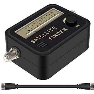 Satellietzoeker Originele Satfinder Satellite Finder Uitlijningssignaalmeterreceptor for gerecht Tv lnb Direc Digital Signal-versterker SAT Finder(Added Black cable)