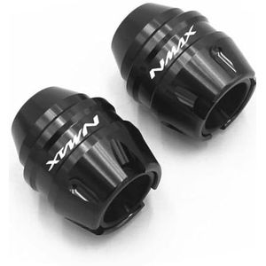 Motorfietsmodificatie Accessoires Motorfiets Accessoires Vooras En Voorvork Anti-collision Slider Wieldop Voor NMAX155 XMAX300 XMAX250(Zwart,A)