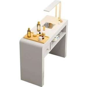 Manicure Nail Table Station，home Salon Spa Nail Desk Met Dust Collector & Led Lamp，nail Beauty Manicure Desk Workstation Met Opberglades，professionele Nail Tech Table Station