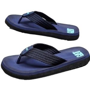 Sandalen, Ademende Britse herensandalen for strand en vrije tijd Slippers voor dames(Blue,45 EU)
