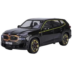Mini Legering Klassieke Auto Voor B&MW SUV 1:24 Legering Auto Diecasts & Speelgoedvoertuigen Automodel Geluid Trek Auto Speelgoed Geschenken (Color : Black)