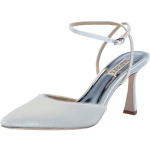 Badgley Mischka Lyric pump voor dames, zacht wit, 34 EU, Zacht wit, 42 EU