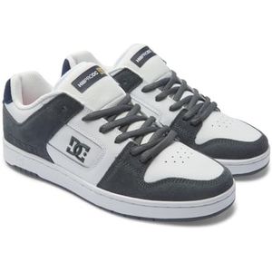 DC Shoes Manteca S - Leren Skateschoenen voor Heren, Zwart verloop, 42.5 EU