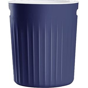 Prullenbak Afvalbak Vuilnisbak Prullenbak kan afvalmand, past onder bureau, keuken, thuis, kantoor, 9l Afvalemmer Keuken (Color : A-Blue)