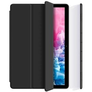 Soft Silicon Stand Tablet Case Geschikt for Lenovo Xiaoxin Pad 2022 Tab M10 Plus 3e Gen 10.6inch TB-125F 128F Cover(Black,M10Plus 3rd Gen 10.6)