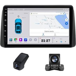 Carplay autoradio 2 Din geldt voor Chrysler Grand Voyager 5 2011-2015 met Android Auto Bluetooth 9 inch touchscreen autoradio met FM-radio GPS stuurwielbediening+achteruitrijcamera(C20)