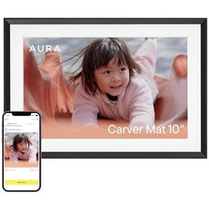 Digitale Fotolijst - Wit/Zwart - Kunststof - LCD-display - 1280 x 800 px