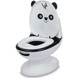 Bebeconfort Mini WC-Bril voor Kinderen, Schattige Panda Zindelijkheidstrainingstoilet, met Doorspoelgeluid, geschikt vanaf 18 maanden