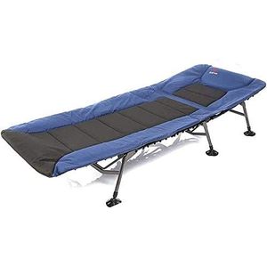 Outdoor terrasstoelen lichtgewicht camping klapstoel, opvouwbare ligstoel, draagbare fauteuil, verstelbare rugleuning, strand (kleur: blauw)