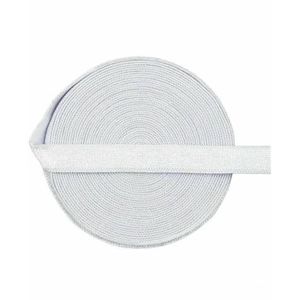 2 5 10 Yard 3/8"" 10mm Effen Glanzende Niet-vouwbare Elastische Spandex Satijnen Band Bh-band Hoofdband Jurk Naaikant Trim-Lila Mist-100 Yards