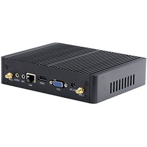 Nieuwe Haswell Celeron 2955U Mini Box Fanless PC - HTPC/Nano Ondersteuning Linux/Windows, USB3.0, Wifi, GbE, VGA, HDMI, HD 1080P