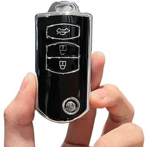 Autosleutel Hoesje Tpu Auto Flip Key Case Cover Shell Voor 3 5 6 Serie M6 RX8 MX5 2 3 Knoppen Smart Keyless Key Protector Fob Tas Accessoires Autosleutel beschermhoes(4)