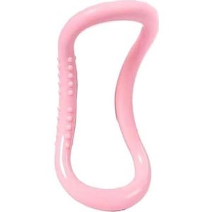 Yogaring met bumproller massage open schouder rug stretchring Pilates yoga stretchhulpmiddelen (Size : Regular Pink)