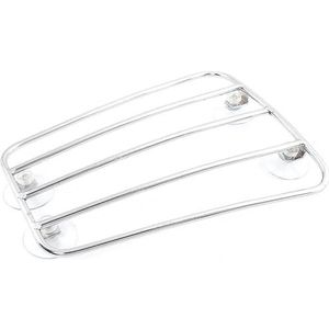 bagagedrager Tankbagagerek Tankrek Pakkethouder Voor Triumph Voor Bonneville Voor CB1100 XL 883 Voor Dyna Voor Interceptor 650 Voor Bobber Motorfiets bagagedrager(Zilver)