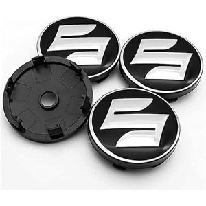 4 Stuks Naafkappen voor Suzuki Ignis 54mm, Wieldoppen Velgen Badge Wielnaafdoppen Wiel Center Met Auto Logo Embleem Accessoires Naafdop