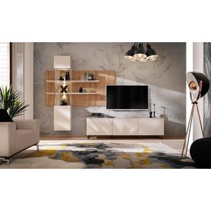 Deconation Gusto Lux A TV-meubelset, beige, L 280 x H 200 x D 45 cm