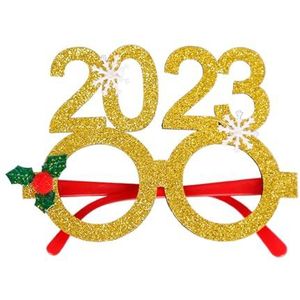 Leadrop Xmas Brillen Opvallende Prachtige Mooie Meerdere Stijlen Kerst Decoratie Kerst Grappige Brillen voor Party Vakantie