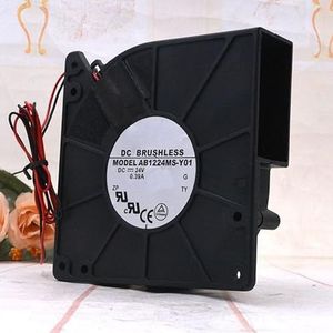LMNCBVYA High Airflow 24V 0.39A 12CM Cooling Fan AB1224MS-Y01 - Efficient Blower for Cooling Applications