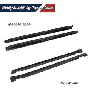 Auto Side Step Bar voor T-esla Model X 75D D SUV 2016-2019, vangrail lichaam bevestiging Side Steps auto side skirts externe bescherming accessoires