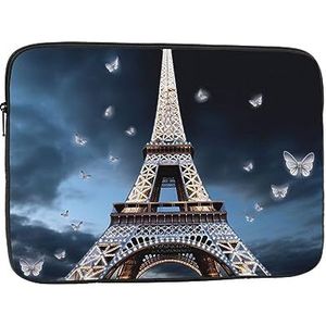 Laptop Sleeve Eiffeltoren Slanke Laptop Case Cover Duurzaam Aktetas Shockproof Beschermende Notebook Case 17 Inch